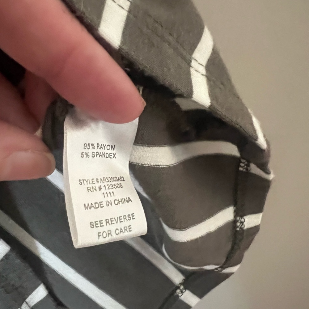 Heart & Hips Gray White Striped Strapless Romper Dress Shorts Boho Summer Size S - Picture 4 of 5